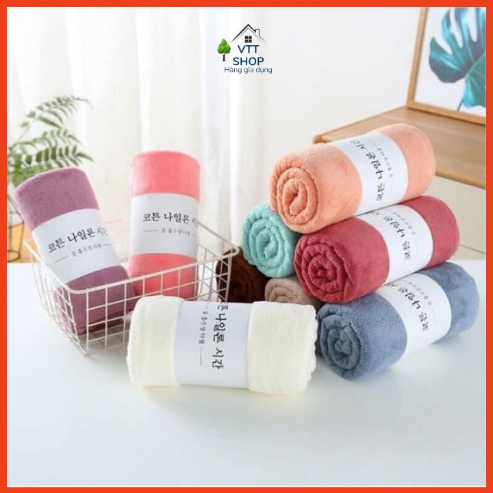 Khăn mặt Hàn Quốc cao cấp siêu mềm mịn, siêu thấm hút