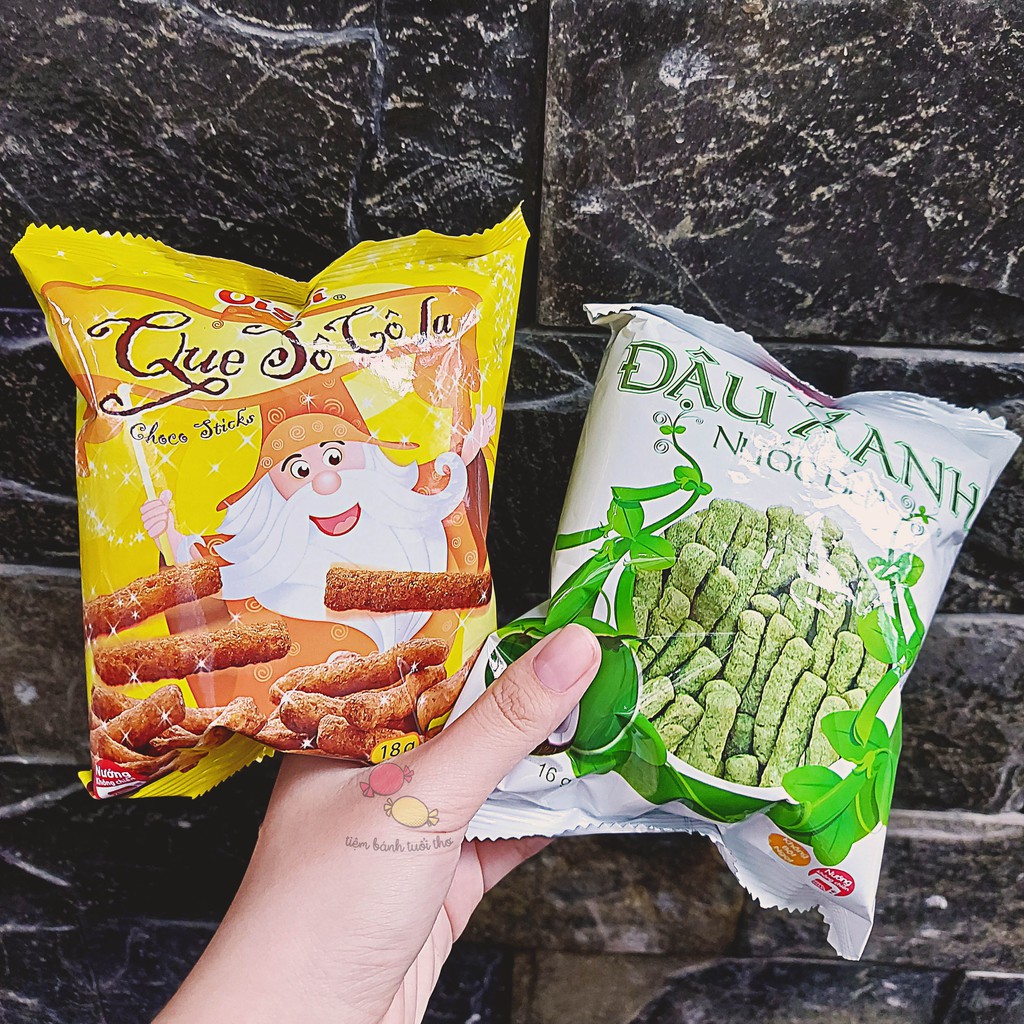 bim bim đậu xanh nước dừa