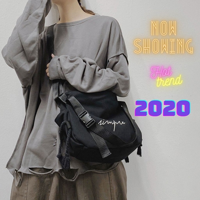 Túi vải canvas - túi đeo hông - túi vải - túi vải tote - túi đeo chéo - dòng sản phẩm hot trend 2020