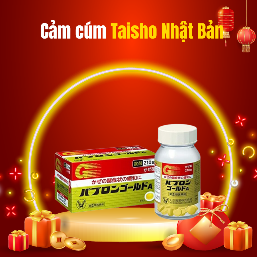 VIÊN UỐNG CẢM CÚM TAISHO PABRON GOLD A NHẬT BẢN