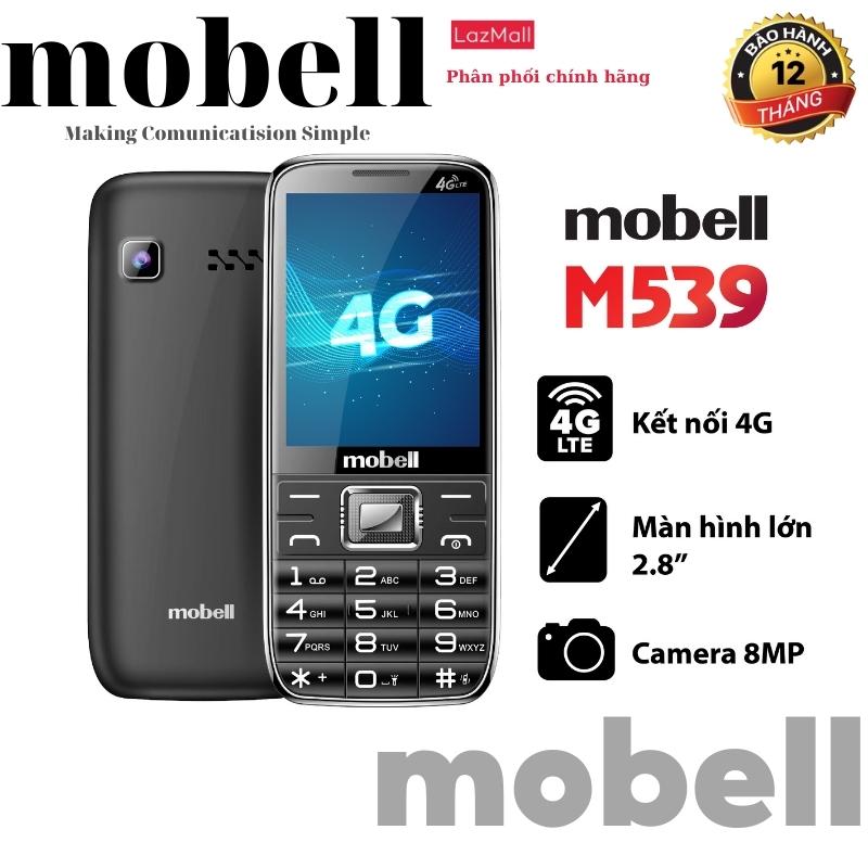Điện thoại Mobell M539 font chữ lớn cho người già người lớn pin trâu sóng khoẻ