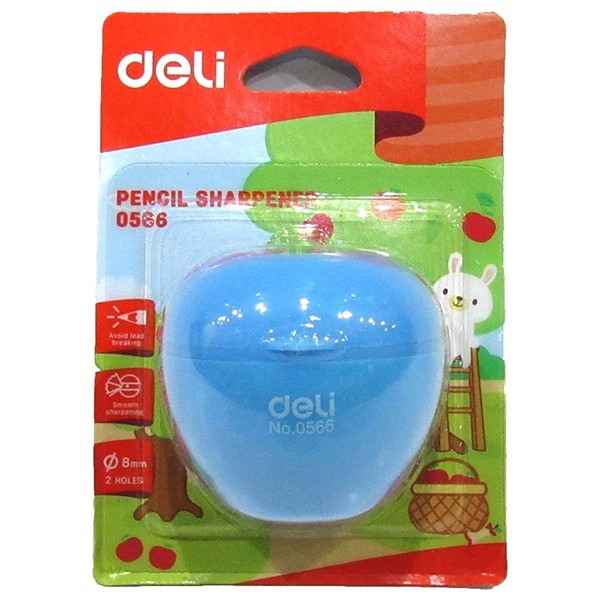 Gọt bút chì mini - hình quả táo Deli 0566