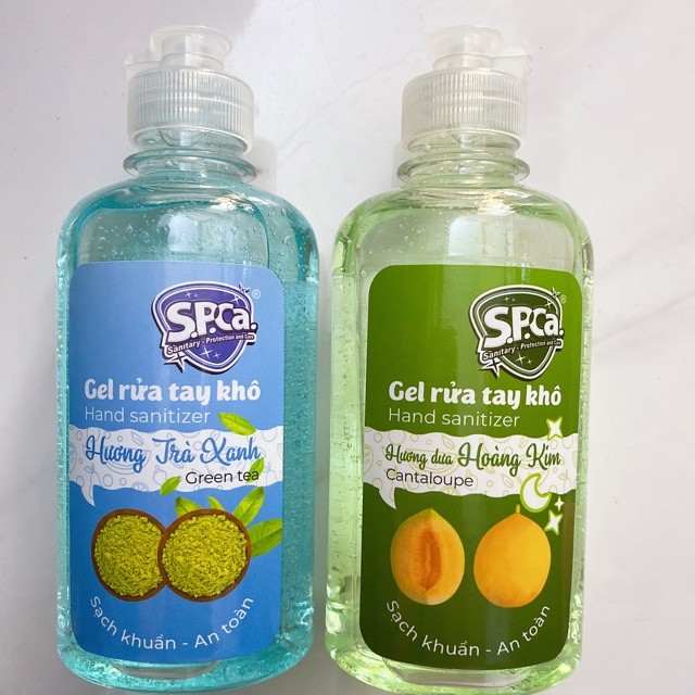 Gel rửa tay khô diệt khuẩn[ 1 CHAI 250ML] phòng ngừa dịch bệnh Chính Hãng - Gel SPCA 250ml