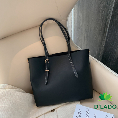 Túi xách nữ D’LADO mẫu túi nữ đeo vai kẹp nách bản to để A4-HY138