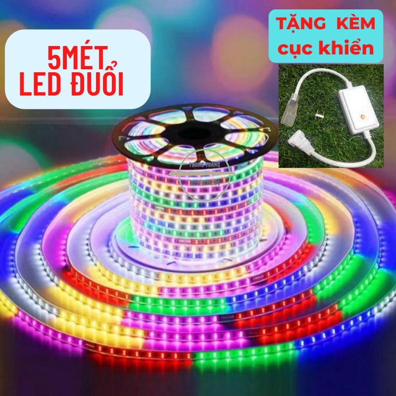 50M Dây đèn led chạy đuổi chip 2835, Dây đèn led trang trí,Tặng Kèm Nguồn. Đèn bàn thờ- đèn nháy -đèn chớp, dây led đuổi, đèn led trang trí