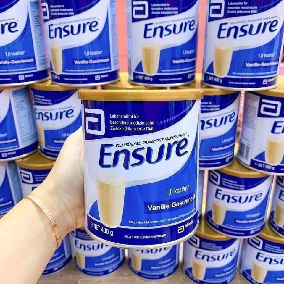 Sữa ensure đức 400gr hàng chính hãng date xa