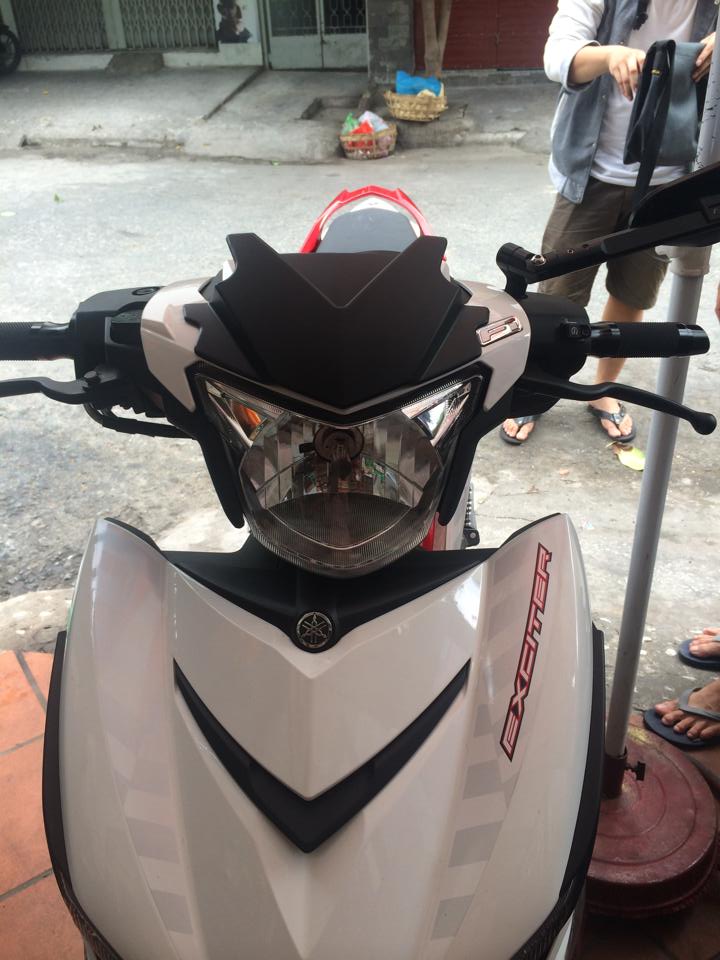 [HCM]ỐP ĐẦU INDO CHO EXCITER 150 ĐEN NHÁM KHÔNG TEM