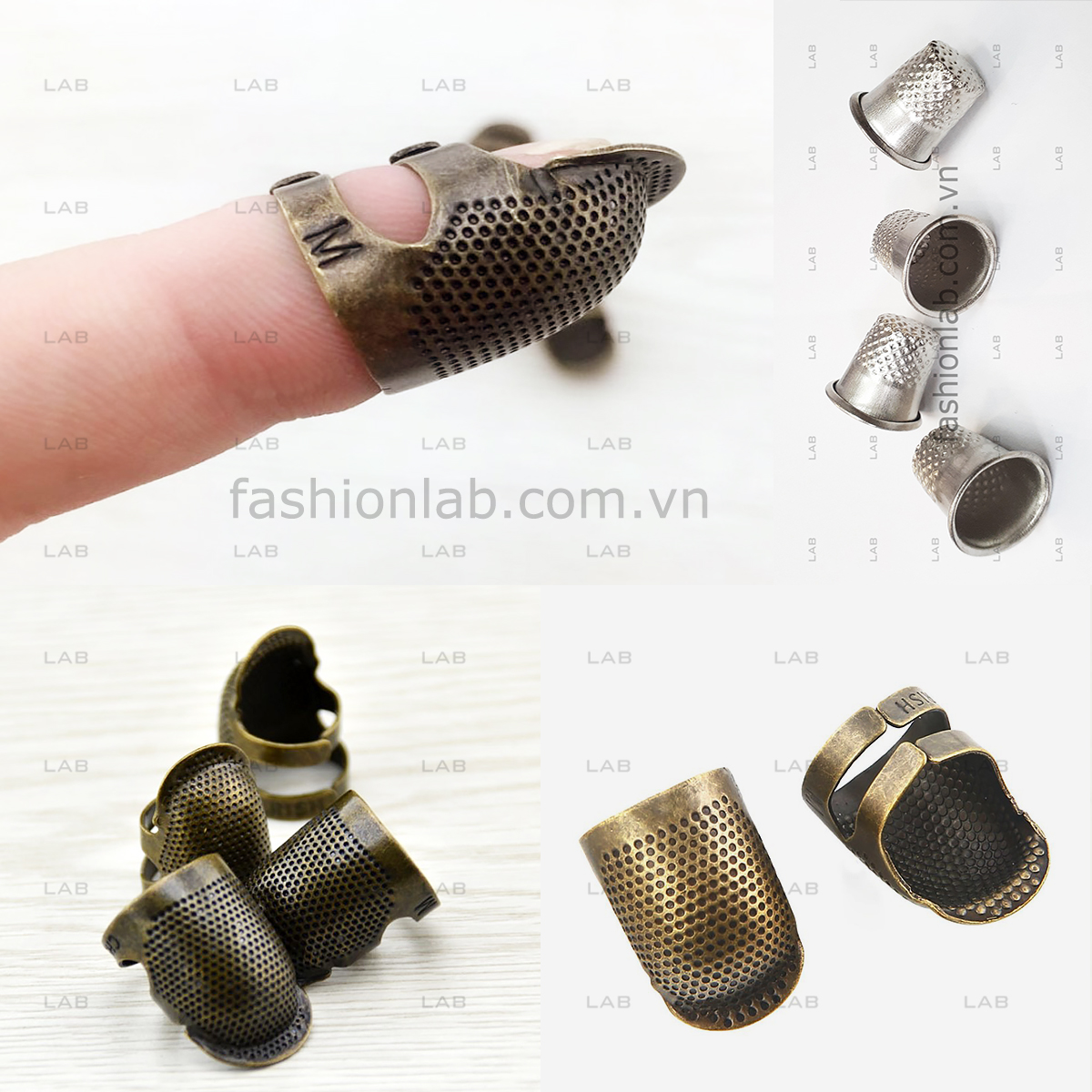 Đê khâu tay kim loại
