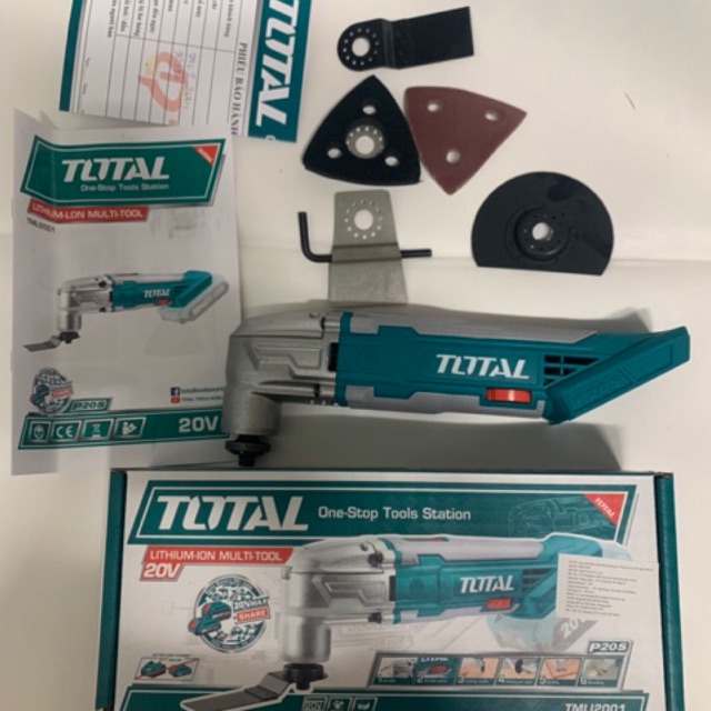 [HCM]MÁY CẮT RUNG ĐA NĂNG DÙNG PIN 20V TOTAL TMLI2001 [CHÍNH HÃNG] CẮT ĐA NĂNG CẦM TAY ĐA NĂNG [RẺ]