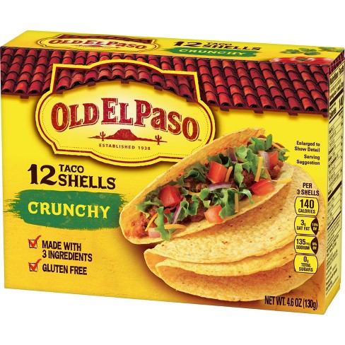 Vỏ bánh Taco Shells hiệu Old El Paso Taco Shells 12 cái
