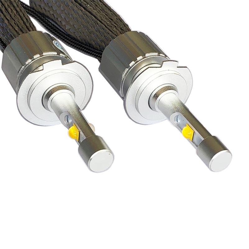 Cặp bóng đèn Lumiled H7 Hàn Quốc cao cấp Chip led XHP50 ánh sáng vàng 4300K (BH 6 Tháng)