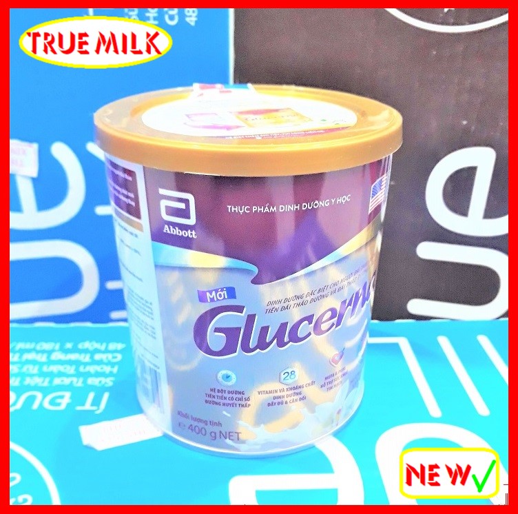 Sữa Bột Glucerna 400g hoặc 380g hương Vani (Mẫu Mới) - Sua glucerna - sua tieu duong - glucerna 400g - glucerna - dinh duong cho nguoi tieu duong TrueMe TrueMeNews TrueMart LazadaTrueme