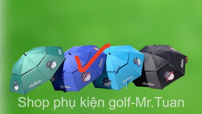 Ô golf mabon- dù golf hàn quốc-ô golf malbon hàn quốc- dù thời trang hàn quốc-ô dù golf chất liệu vải dù -màu xanh- ô golf mới nhất hè 2023-골프 우산