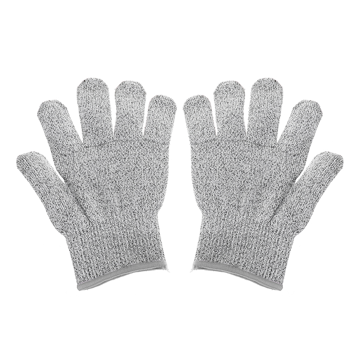 Găng tay bảo hộ chống cắt sắt nhọn bền đẹp chất liệu dệt bằng sợi thép chống gỉ - TT0237