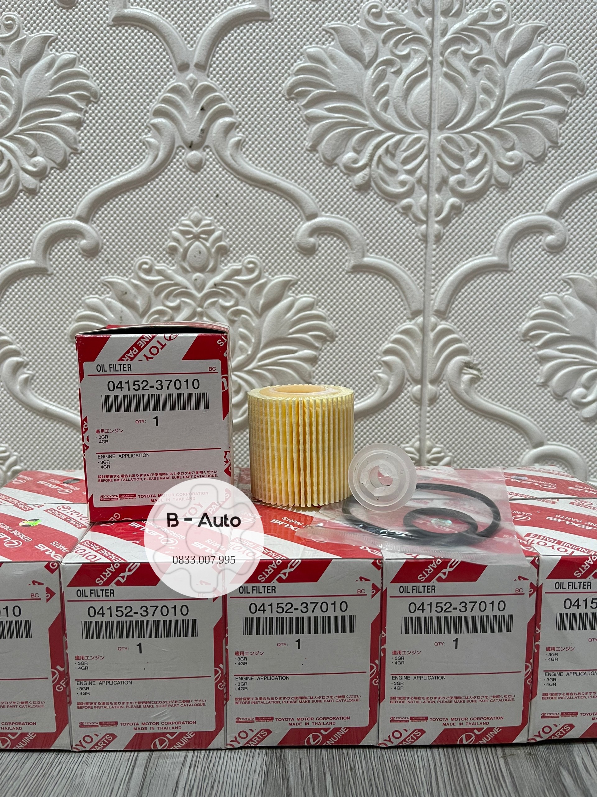 Lọc dầu, lọc nhớt toyota vios, altis, corolla, yaris 0415237010 / 04152-37010