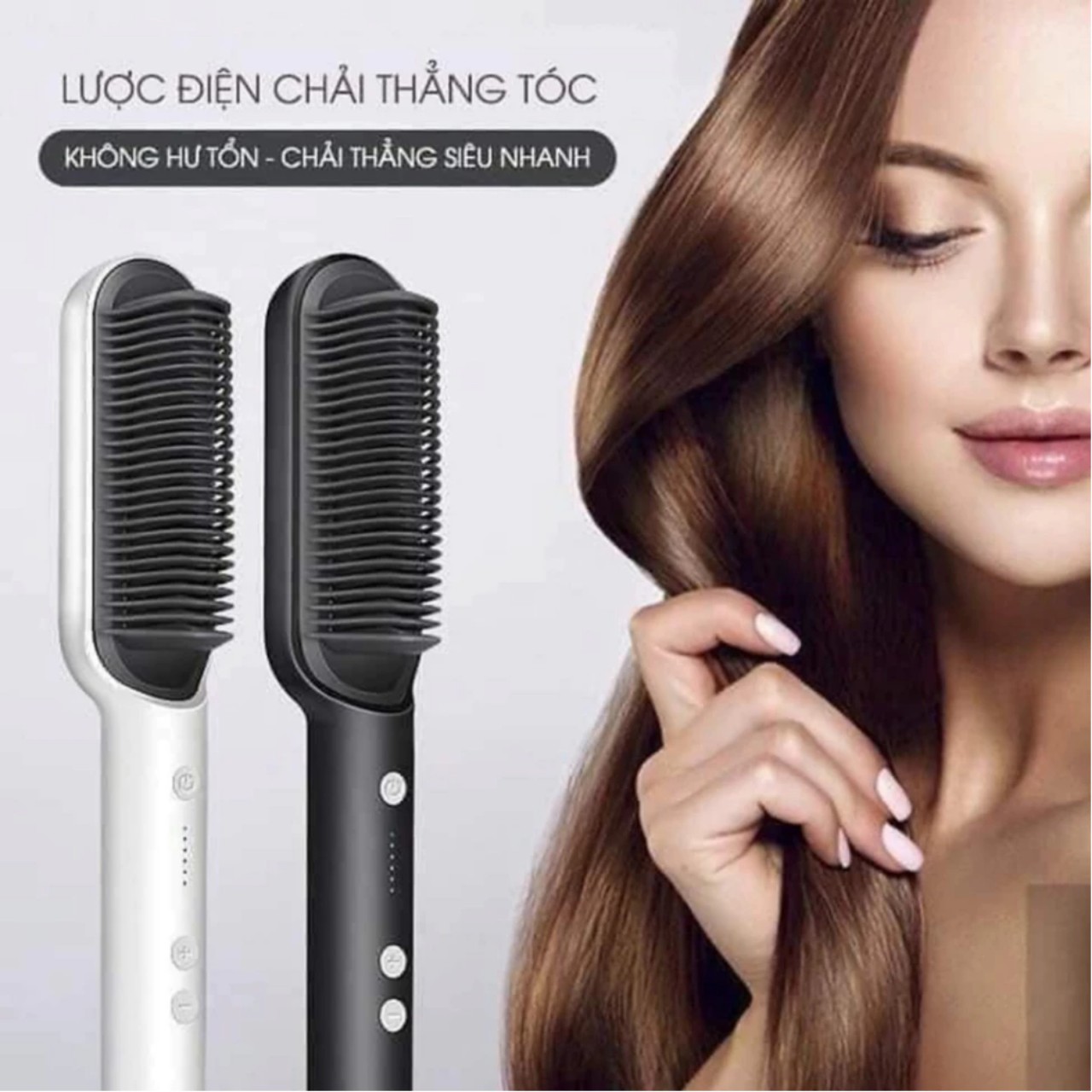 [FREESHIP] Lược Điện Chải Thẳng Tóc Thế Hệ Mới 0035