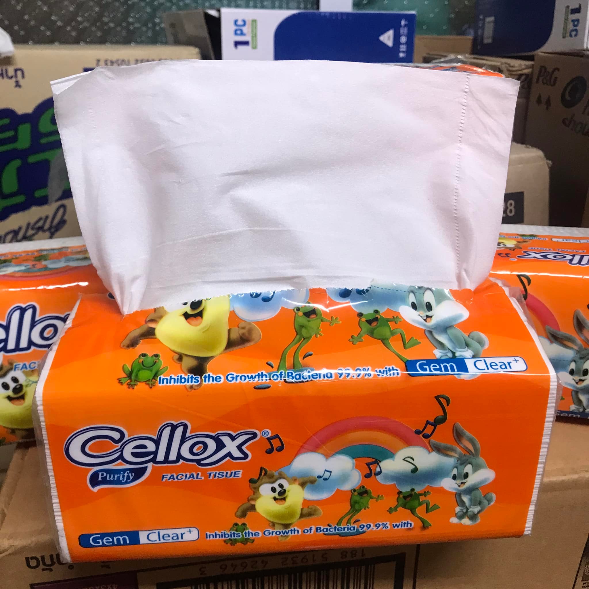 Khăn giấy rút cellox 260 tờ/bịch