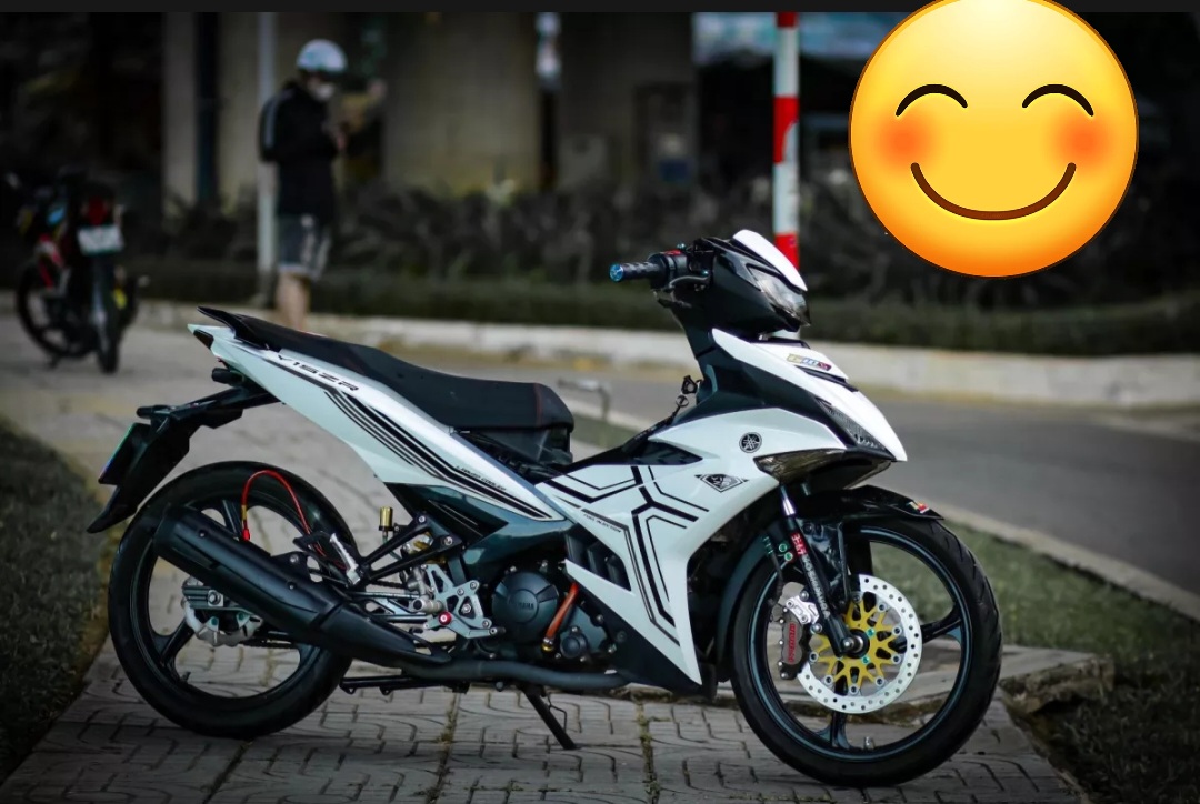 Tem rời 3 lớp không bay màu - ex 150 chỉ y15zr - dán xe trắng