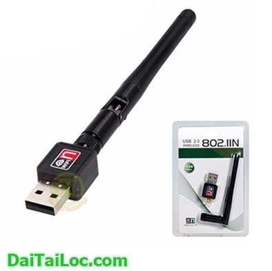USB thu wifi tốc độ cao 150Mbps không dây tiện lợi kết nối mạng internet cho máy tính bàn, laptop