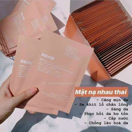 Combo mặt nạ miếng nhau thai cừu hộp 50 miếng