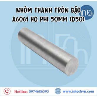 Nhôm thanh tròn đặc a6061 hq phi 50mm