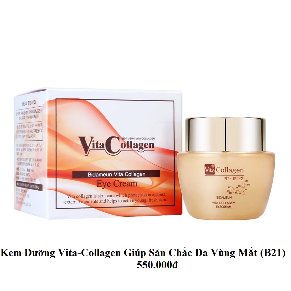 Kem Dưỡng Vita Collagen Bidameun Giúp Săn Chắc Da Vùng Mắt 30 ml B21