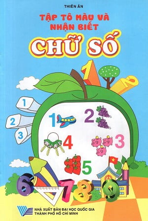 Fahasa - tập tô màu và nhận biết chữ số