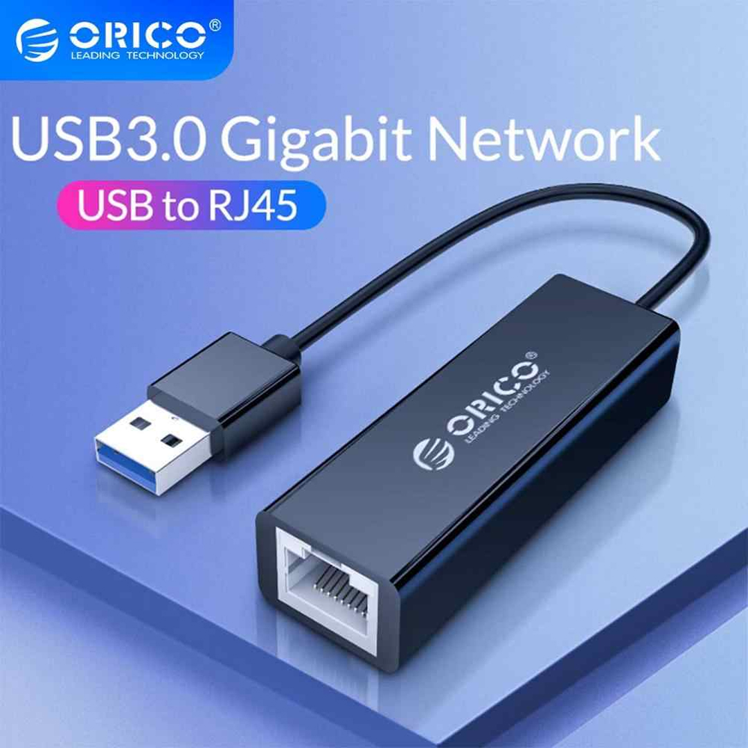 Bộ chuyển usb 3.0 sang cổng lan 10/100/1000 gigabit rj45 tốc độ cao orico utj-u3 - hàng chính hãng