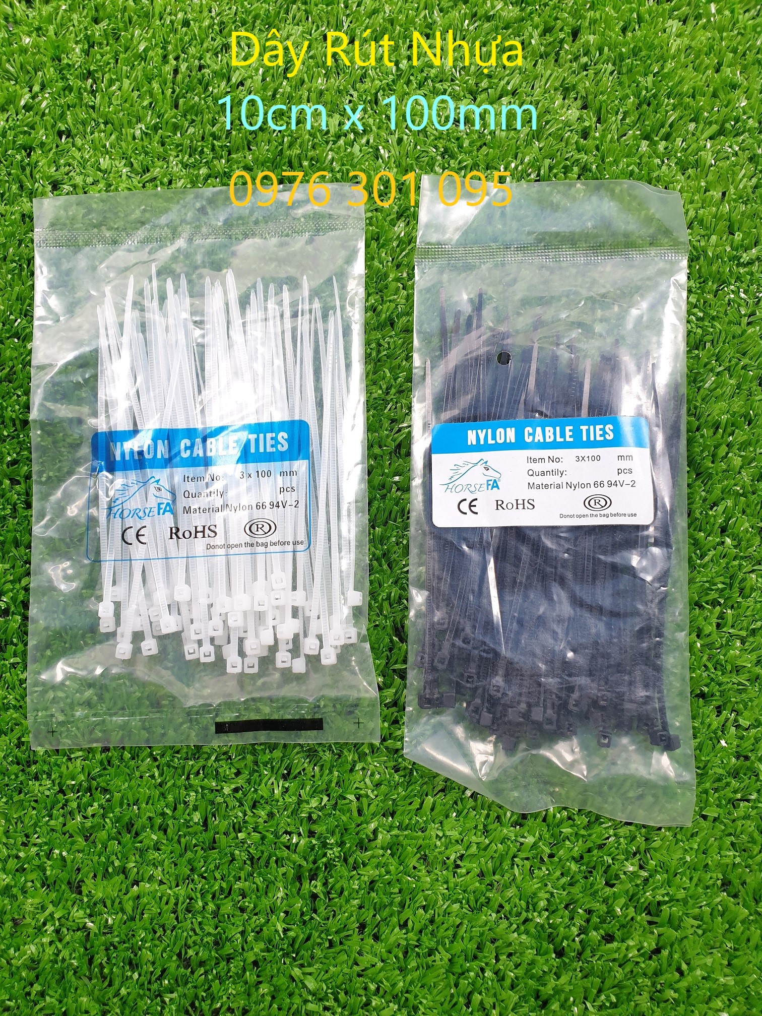 Dây rút nhựa 1 Tấc x 3 Li (10cm x 3mm)