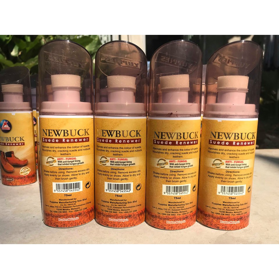 Xi Đánh Giày Da Lộn NewBuck-làm mềm, làm mới da lộn và da buck( màu nâu, đen và không màu)