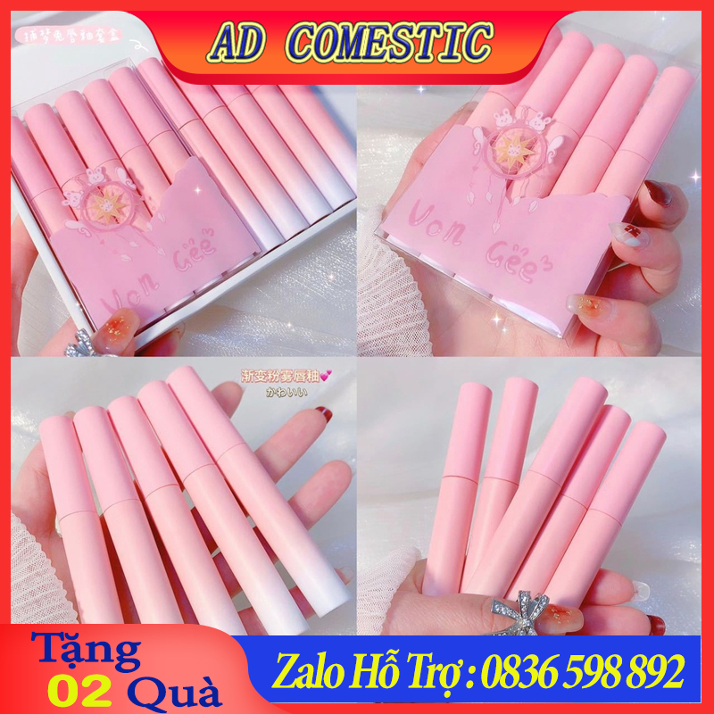 Set son kem vonGee thỏ hồng siêu cute