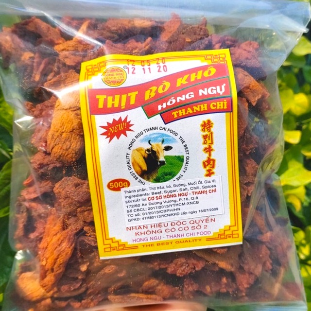 1Kg Khô Bò Miếng Giòn Hồng Ngự