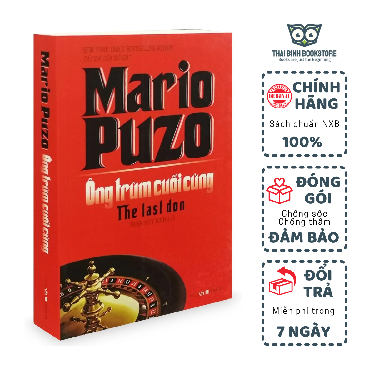 Sách - ông trùm cuối cùng - tiểu thuyết - mario puzo - thái bình bookstore