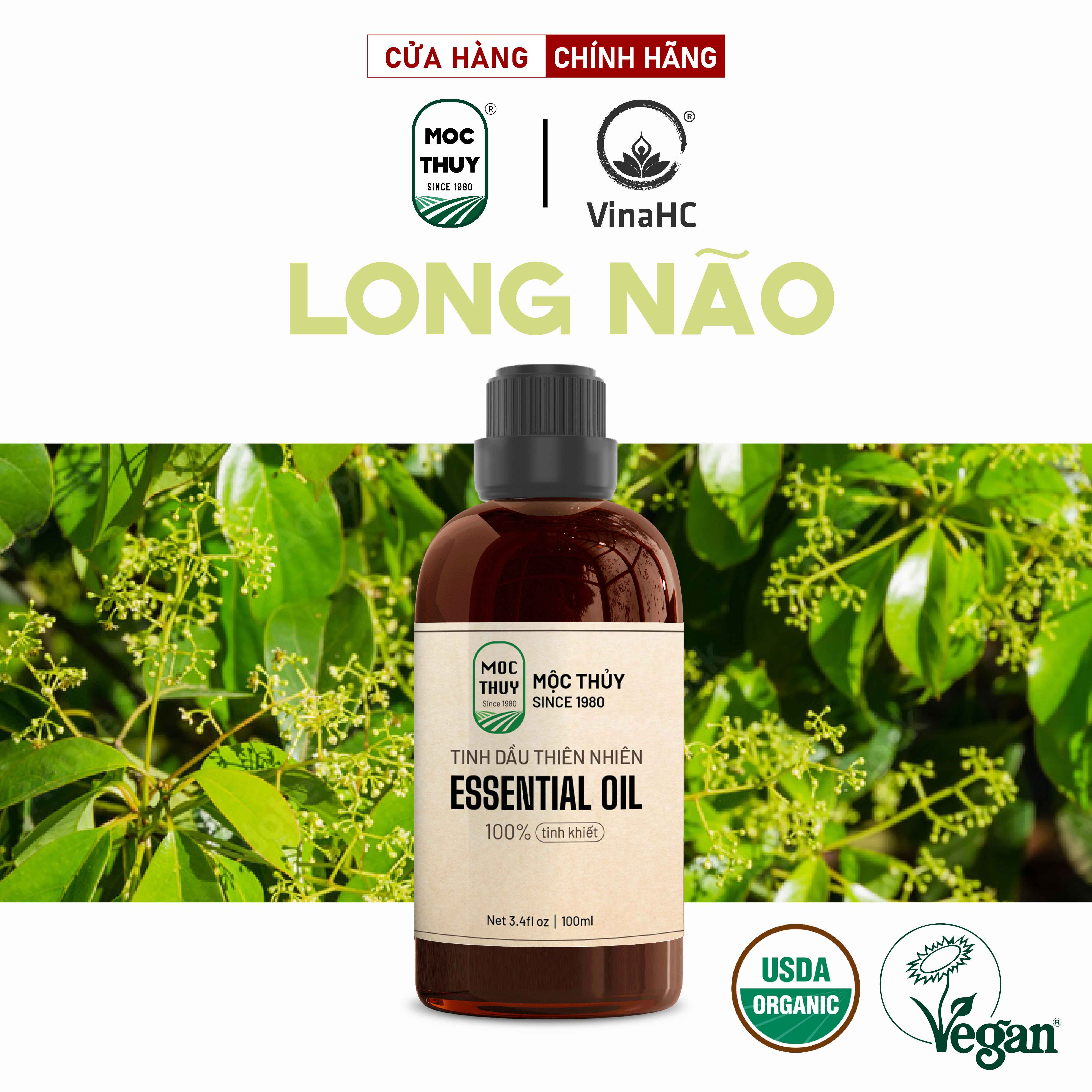 Tinh dầu thiên nhiên Long Não Mộc Thủy - Camphor Essential Oil - Đạt chuẩn chất lượng kiểm định