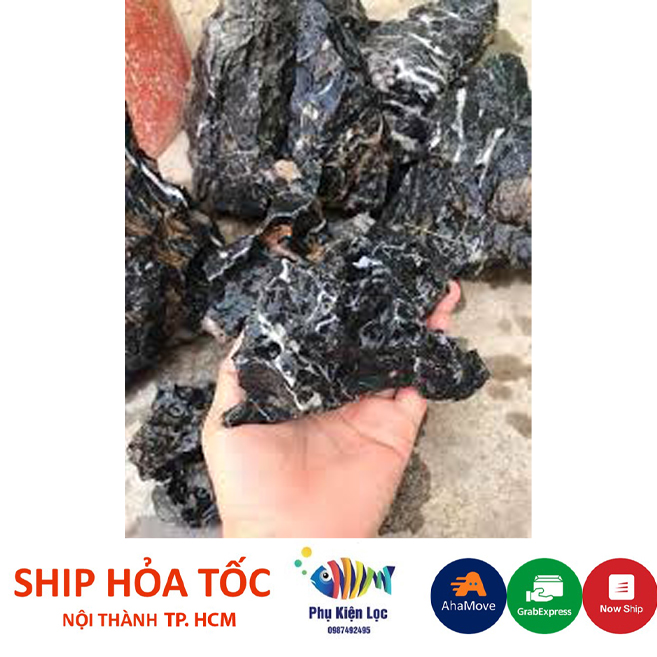 Đá kẹp kem trang trí hồ cá thuỷ sinh - đá kẹp kem thiết kế bể cá thuỷ sinh 1kg