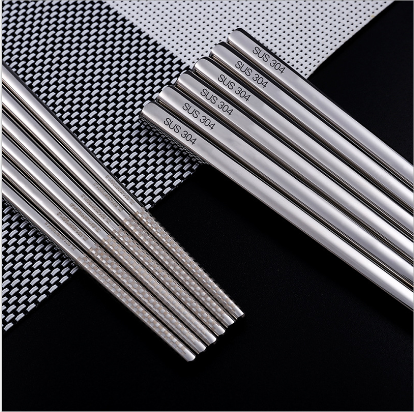 [HCM][ Combo 5 Đôi ] Đũa Inox 304 cao cấp