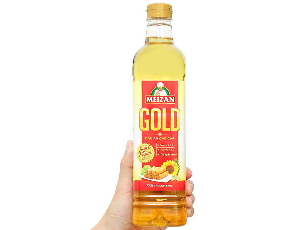Dầu ăn cao cấp Meizan Gold chai 1 lít