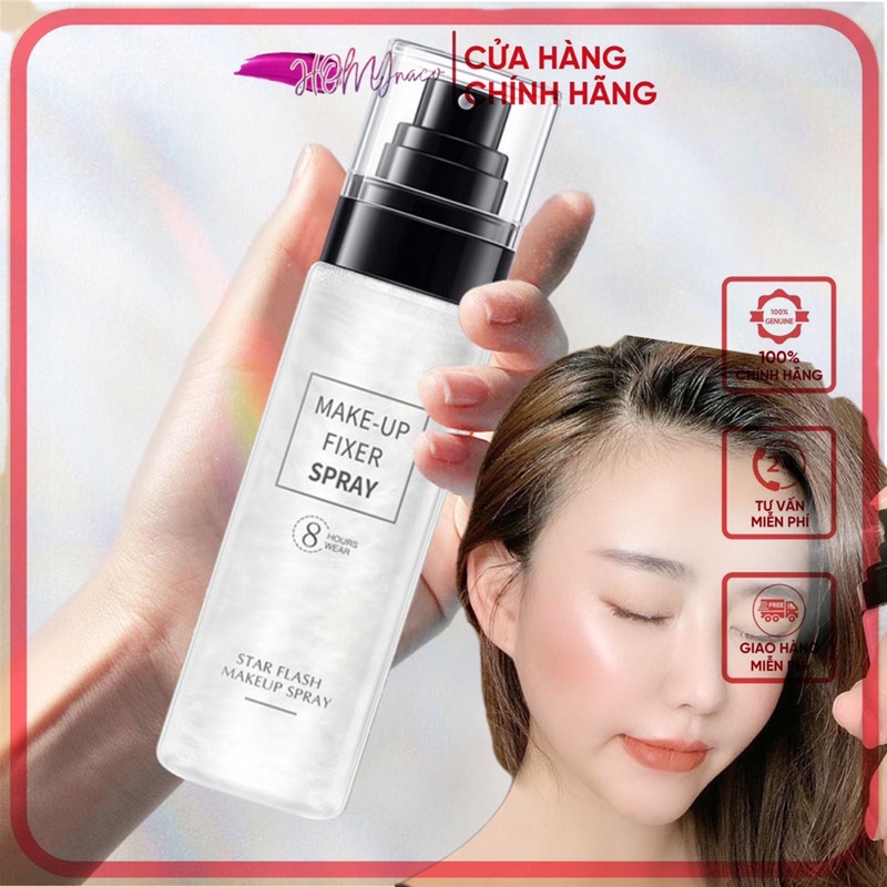 Xịt khoáng khoá nền makeup - giữ chặt lớp trang điểm FIXER SPRAY