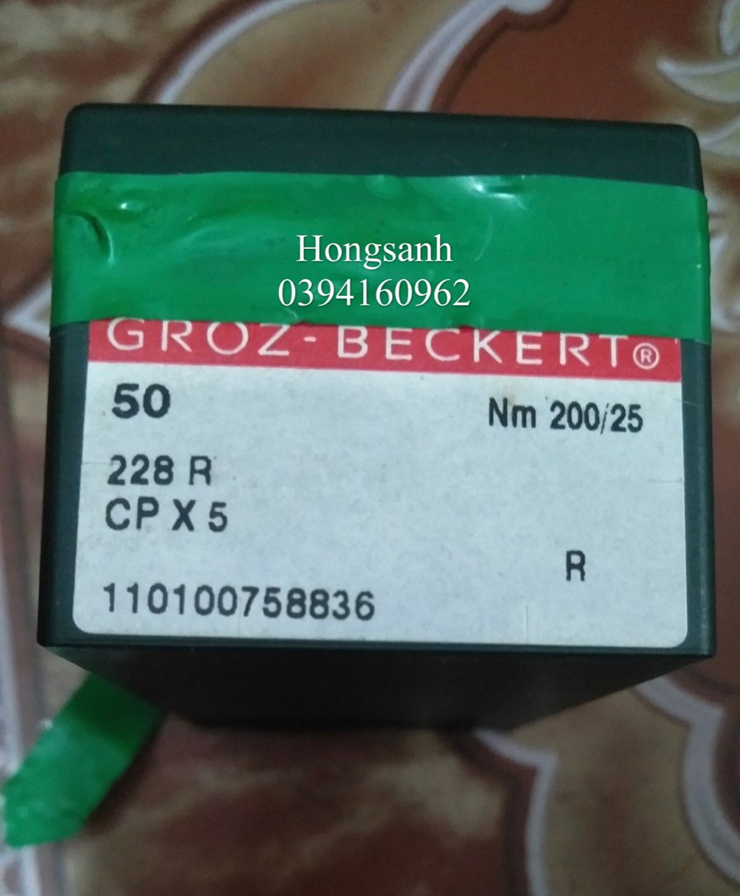 Kim may đế giày CPx5 số 200/25 Groz-Beckert 10 cây