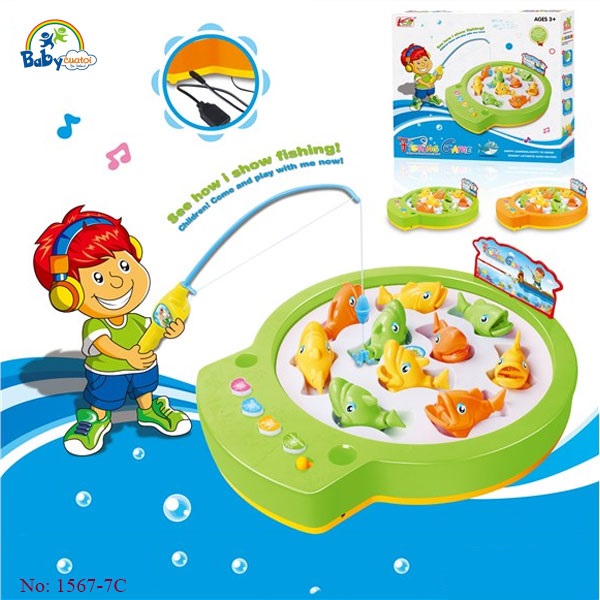 Đồ chơi câu cá cá mập to có nhạc vui nhộn 1567-7C