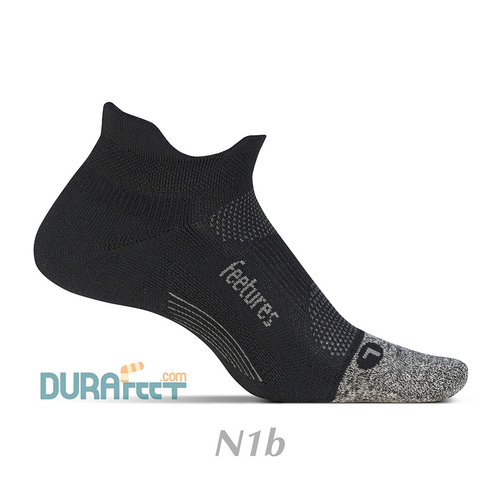 Tất siêu bền cổ ngắn Feetures mã N1b - Vớ thể thao kháng khuẩn khử mùi Durafeet