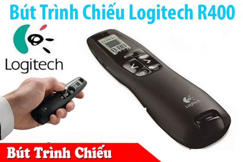[HCM]Thiết Bị Trình Chiếu Bút Trình Chiếu Không Dây Logitech R400 Công Nghệ Hiện Đại Đèn Chiếu Laze Đỏ Phạm Vi 15m Điều Khiển Chính Xác Dễ Sử Dụng Cắm Là Sử Dụng Ngay BH 12 Tháng Đổi Mới