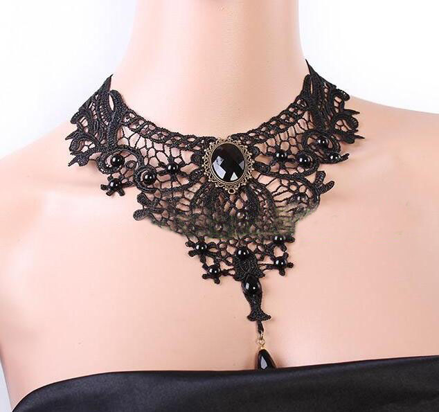[HCM]Vòng cổ nữ choker ren đen phong cách quý cô mẫu mới nhất kèm video