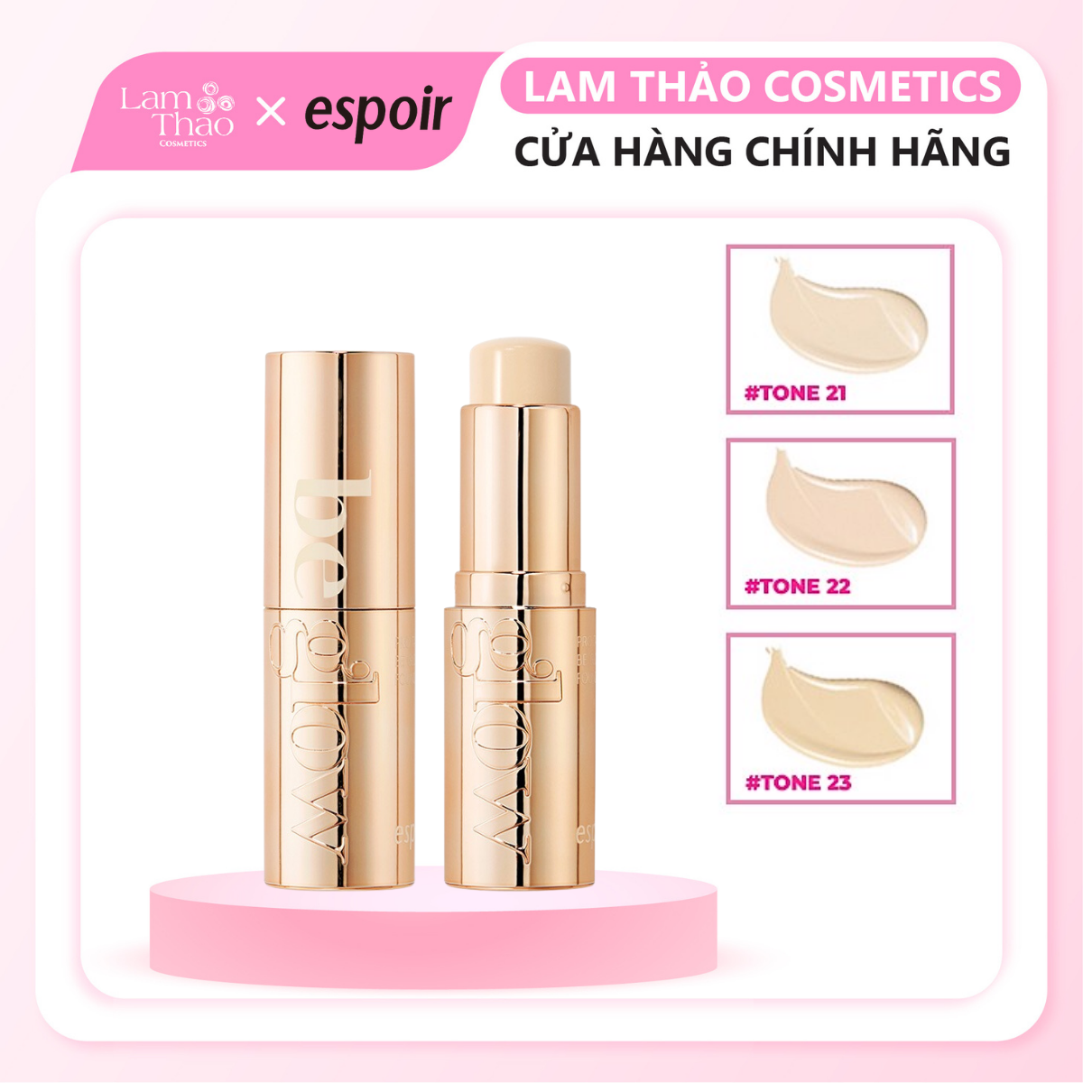 Kem Nền Dạng Thỏi Espoir Pro Tailor Be Glow Stick Foundation