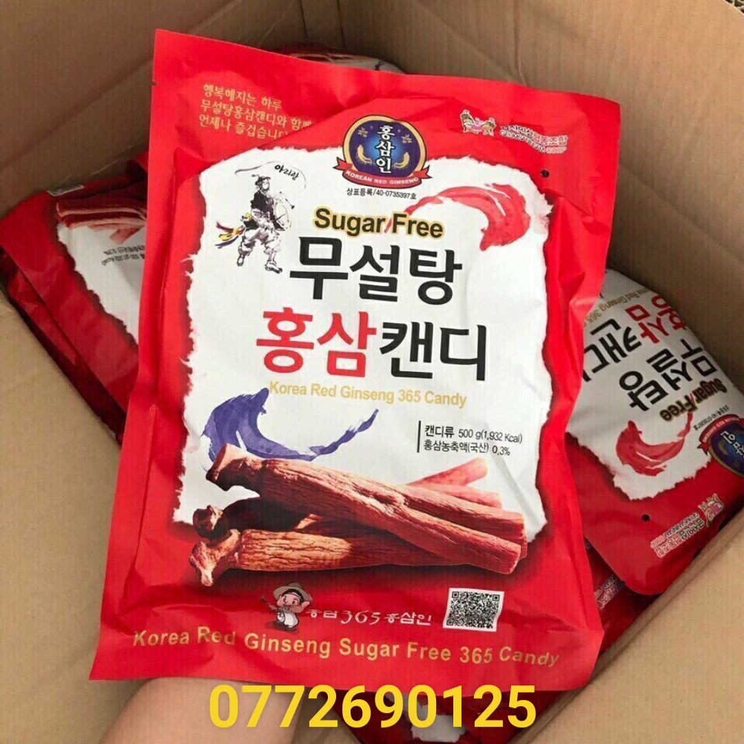☆ kẹo hồng sâm không đường hàn quốc