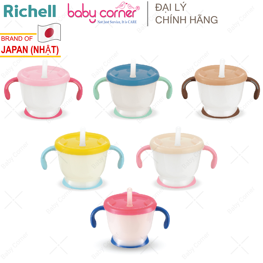 Cốc tập uống ba giai đoạn richell 150ml