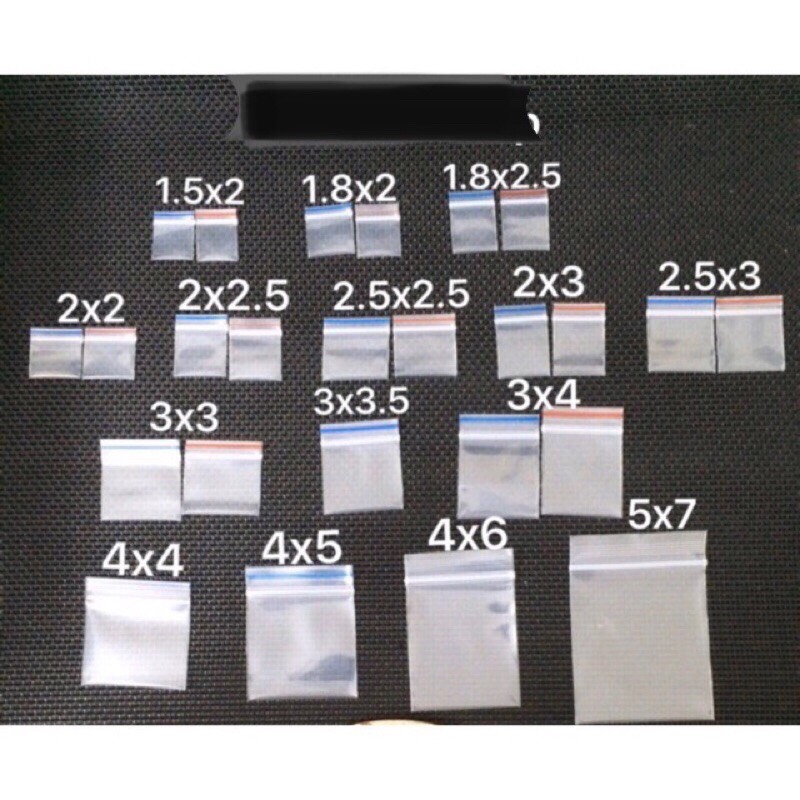 200 túi zíp KT 3x3cm