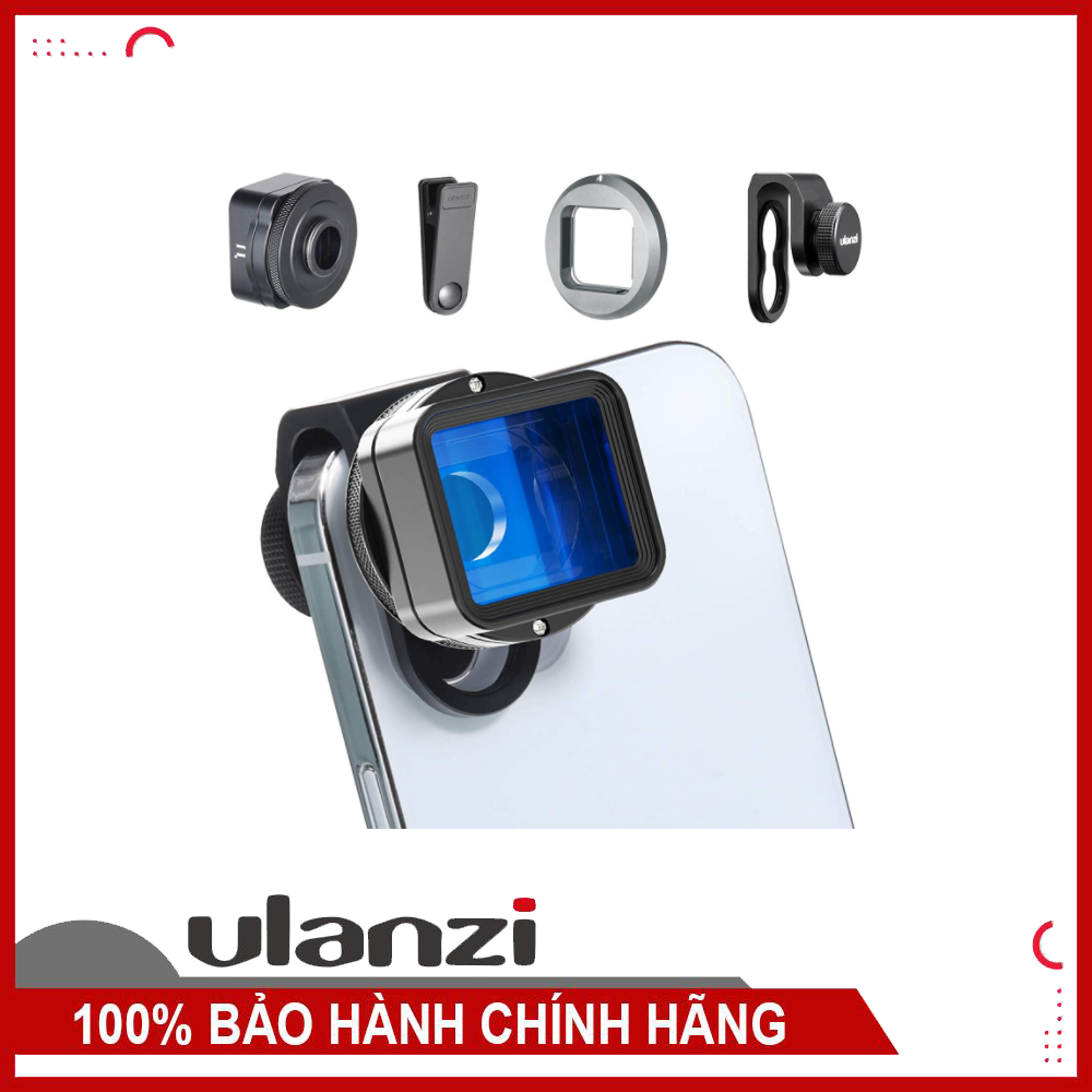 Ulanzi 1.55xt anamorphic movie lens - lens góc rộng dành cho điện thoại