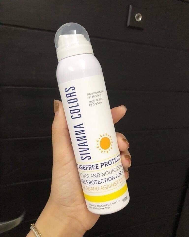 Xịt chống nắng sivanna 2 in 1 thái lan
