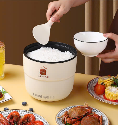  NỒI CƠM ĐIỆN VĂN PHÒNG MINI 1.8L NẤU CƠM SIÊU TỐC - NỒI NẤU ĐA NĂNG TIẾT KIỆM ĐIỆN CHỐNG DÍNH NẤU CƠM NẤU CHÁO NẤU MÌ NẤU LẨU CHIÊN XÀO 